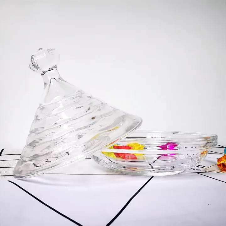 Glass Candy Jar With Lid