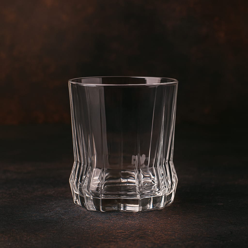 Crystal Wave Premium Drinking Glass