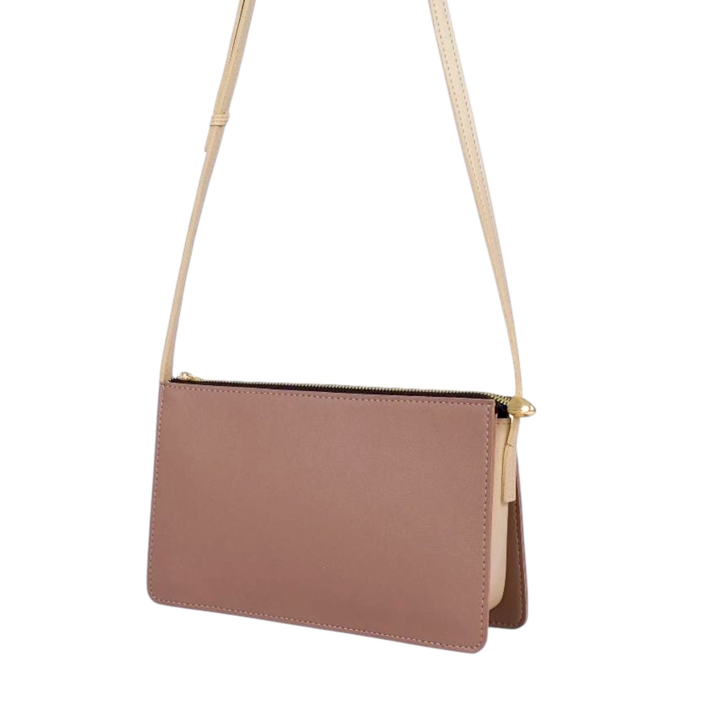 Two-Tone Minimalist Crossbody Bag