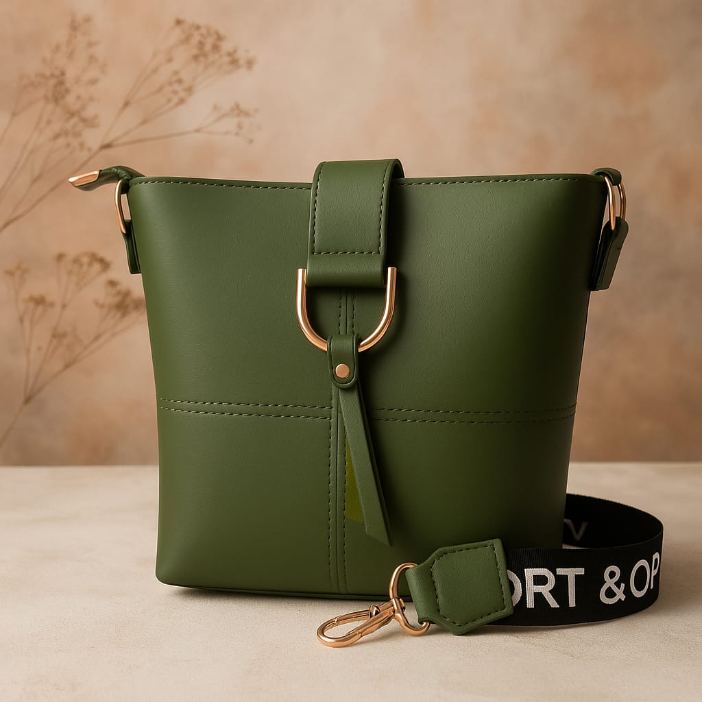 Olive Luxe Shoulder Bag