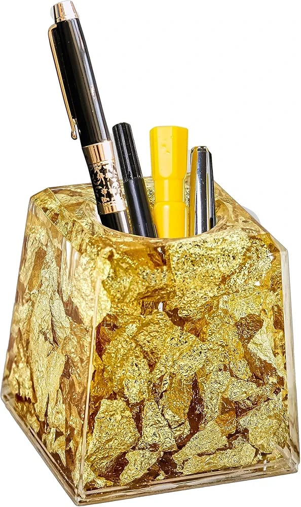 Japanese style 2 in 1 Pen holder, Paper weight Pen stand