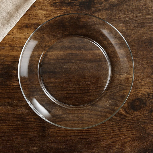 Crystal Serve Elegant Glass Plate