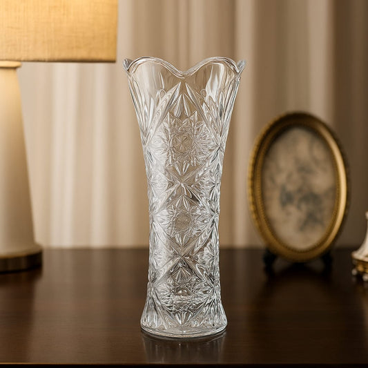 Textured Glass Vase