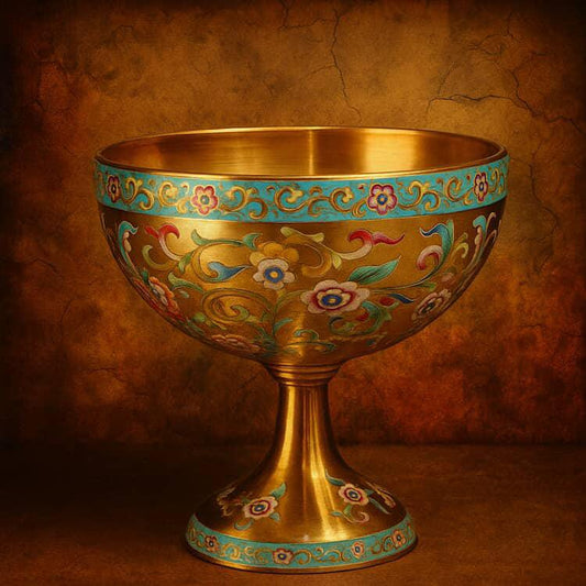 Golden Floral Chalice