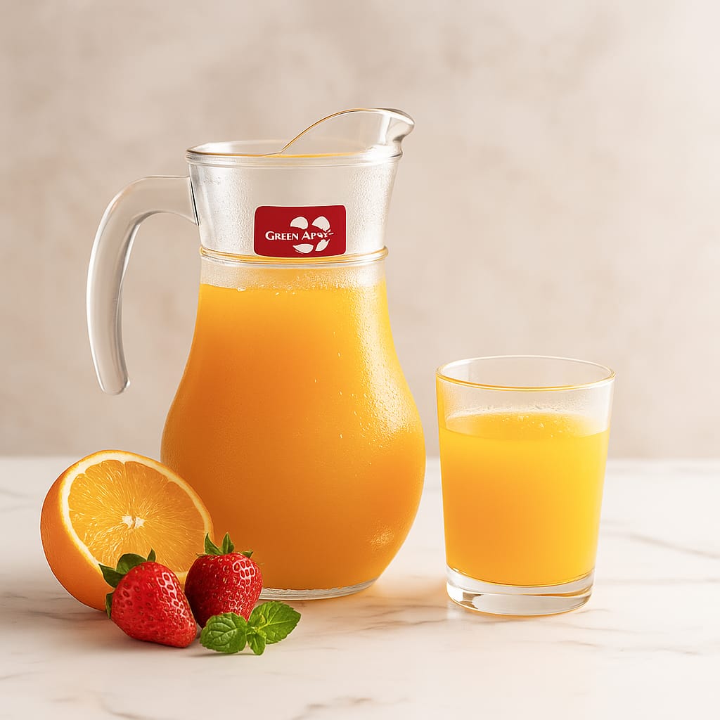 Sleek and Modern Glass Jug