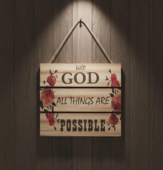 Motivational Wall Hanging Decor