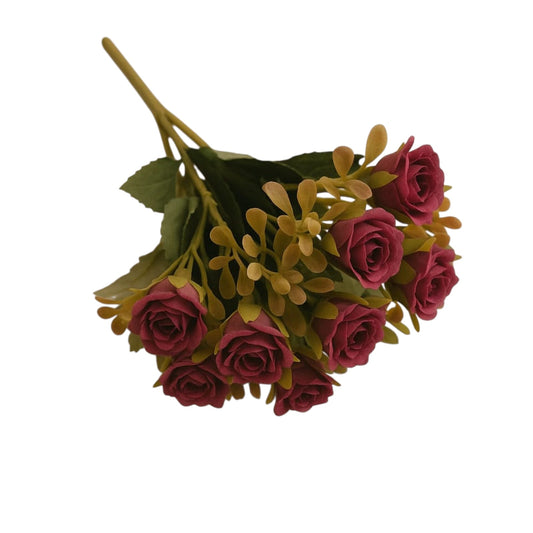 Burgundy Rose Mini Bouquet