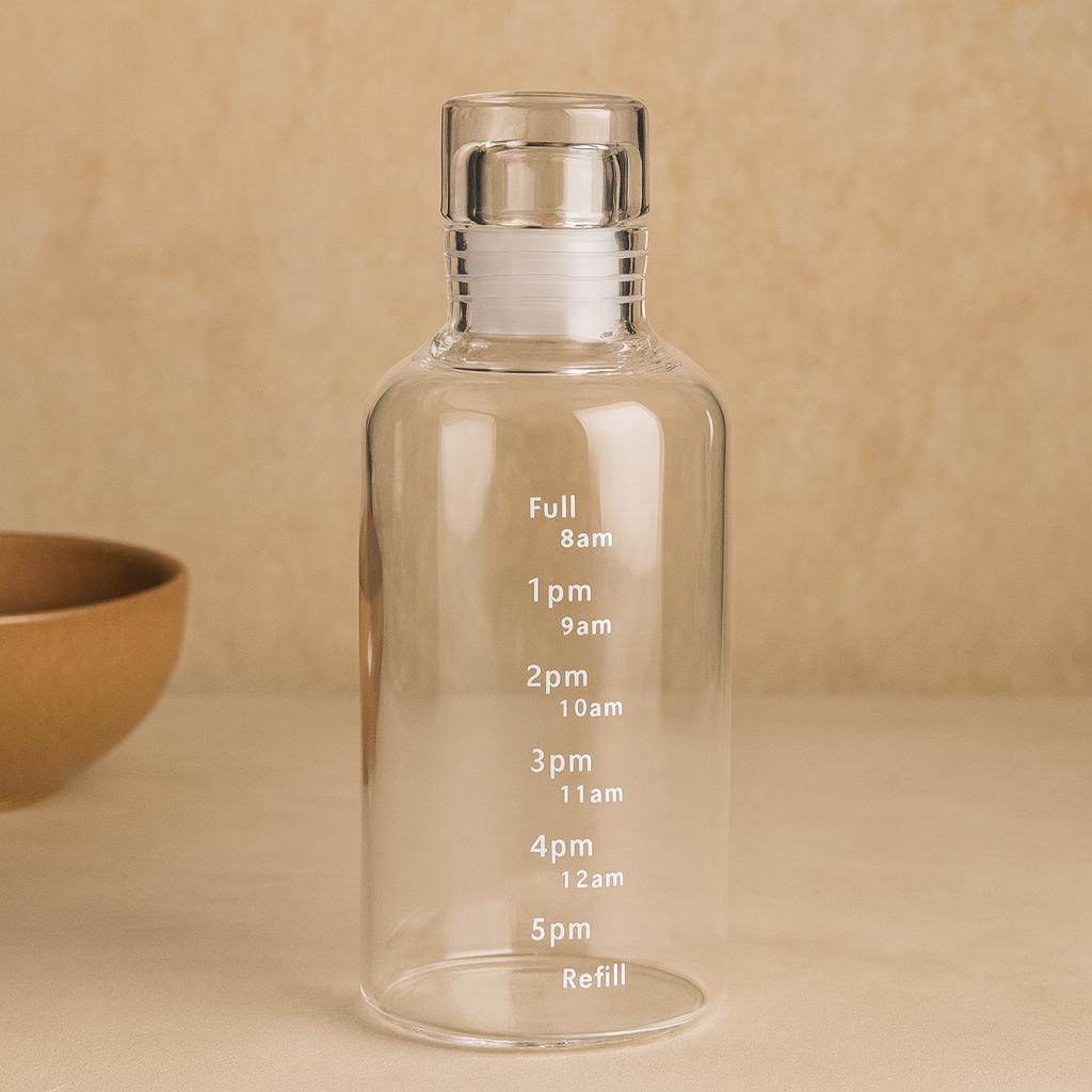 Mini Tracking Glass  Bottle