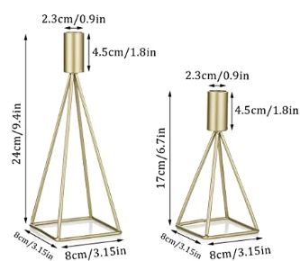 Geometric Candle Stands